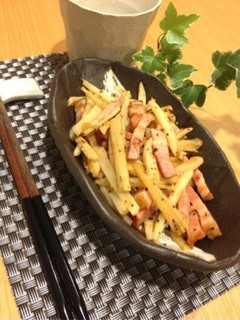 レンコン・ベーコン-レシピのメイン写真