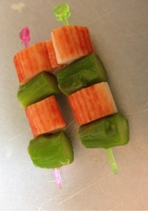 お弁当に簡単かにかま-レシピのメイン写真