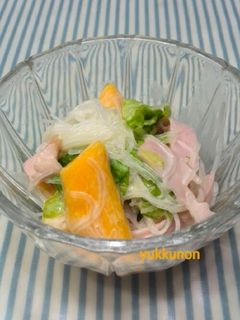 柿入り春雨サラダ-レシピのメイン写真