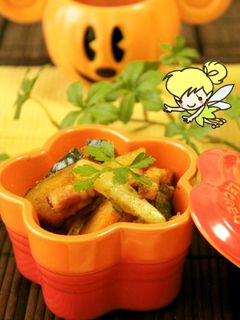 南瓜とベーコンのガリバタ炒め♪カレー風味-レシピのメイン写真