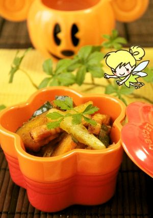 南瓜とベーコンのガリバタ炒め♪カレー風味-レシピのメイン写真