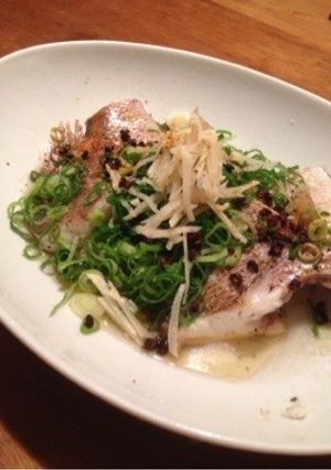 鯛の中華蒸し香味油がけ-レシピのメイン写真