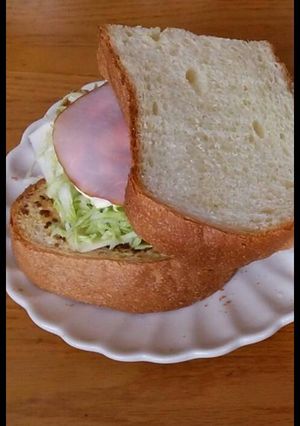 あごがはずれちゃいそうなサンドイッチ-レシピのメイン写真