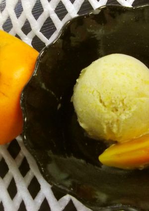 めっけもん♪簡単に柿アイス出来ちゃった★-レシピのメイン写真