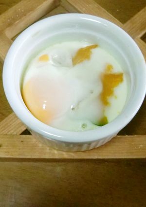 ココットカマンで卵-レシピのメイン写真