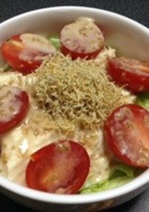 簡単☆豆腐とトマトのサラダ-レシピのメイン写真