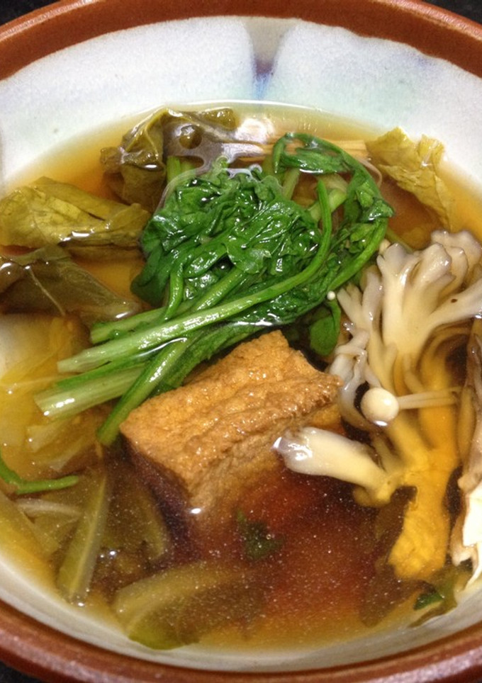ヘルシー♡厚揚げと鍋野菜の炊いたん-レシピのメイン写真