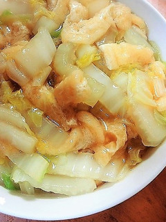 安上がりで美味♡白菜と油揚げの中華丼-レシピのメイン写真