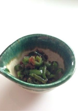 【お弁当】ピーマンおかかきんぴら-レシピのメイン写真