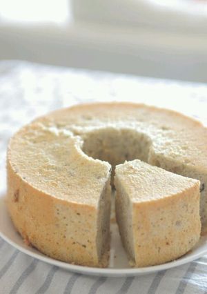 栗の渋皮煮でふわわんシフォンケーキ♡-レシピのメイン写真