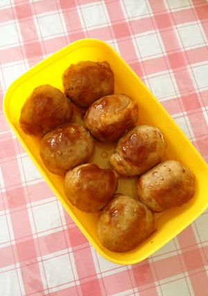 簡単☆焼肉のたれde肉巻きおにぎり-レシピのメイン写真