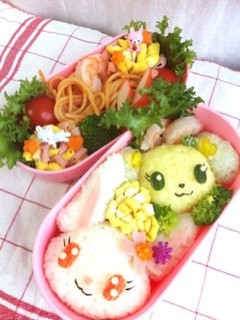 ジュエルペット♡ルビーキャラ弁-レシピのメイン写真