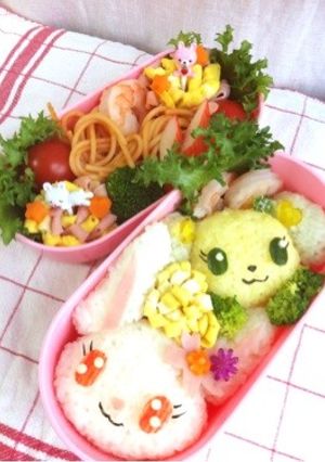 ジュエルペット♡ルビーキャラ弁-レシピのメイン写真