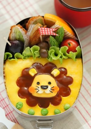 キャラ弁♪デミグラスソースでライオンくん-レシピのメイン写真