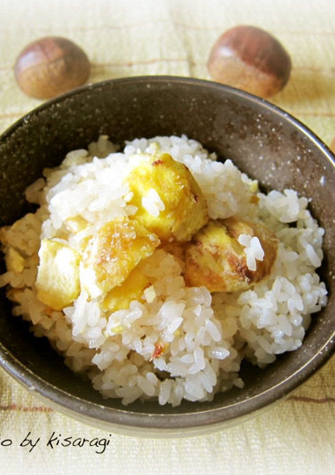 炊飯器で簡単！秋の味覚 栗ごはん-レシピのメイン写真