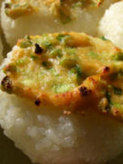 ネギ味噌焼きおにぎり-レシピのメイン写真
