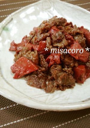 mこんにゃくと牛肉のきんぴら-レシピのメイン写真