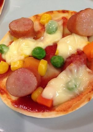 簡単！餃子の皮 de かわいいミニピザ♪-レシピのメイン写真