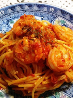 エビのトマトクリームパスタ-レシピのメイン写真