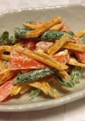 いんげん豆とにんじんでびっくりサラダ！-レシピのメイン写真