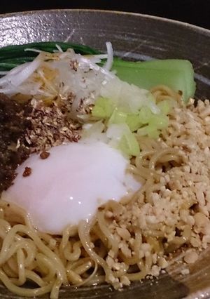 宅麺の汁無担担麺「ぴゃおしゃん」の作り方-レシピのメイン写真