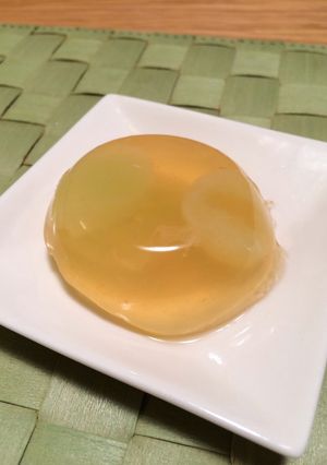 子供のおやつに！カボスとぶどうのゼリー-レシピのメイン写真
