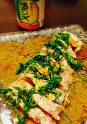 まぐろのたたき(TUNA TATAKI)-レシピのメイン写真