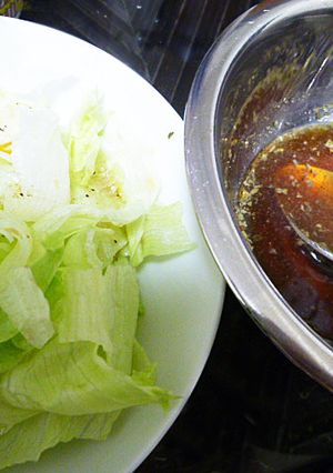 かき醤油で簡単手作り和風ドレッシング♪-レシピのメイン写真