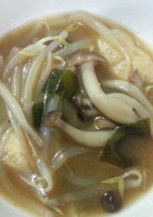 もやしのみそ汁-レシピのメイン写真