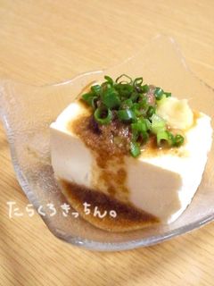 ごまだれ温奴(冷奴)-レシピのメイン写真