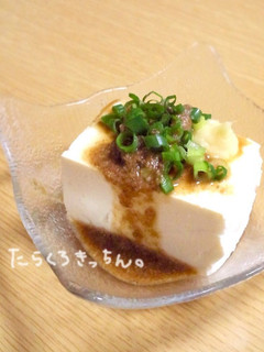 ごまだれ温奴(冷奴)-レシピのメイン写真