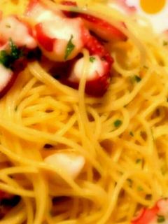 ☆たこのガーリック パスタ☆-レシピのメイン写真