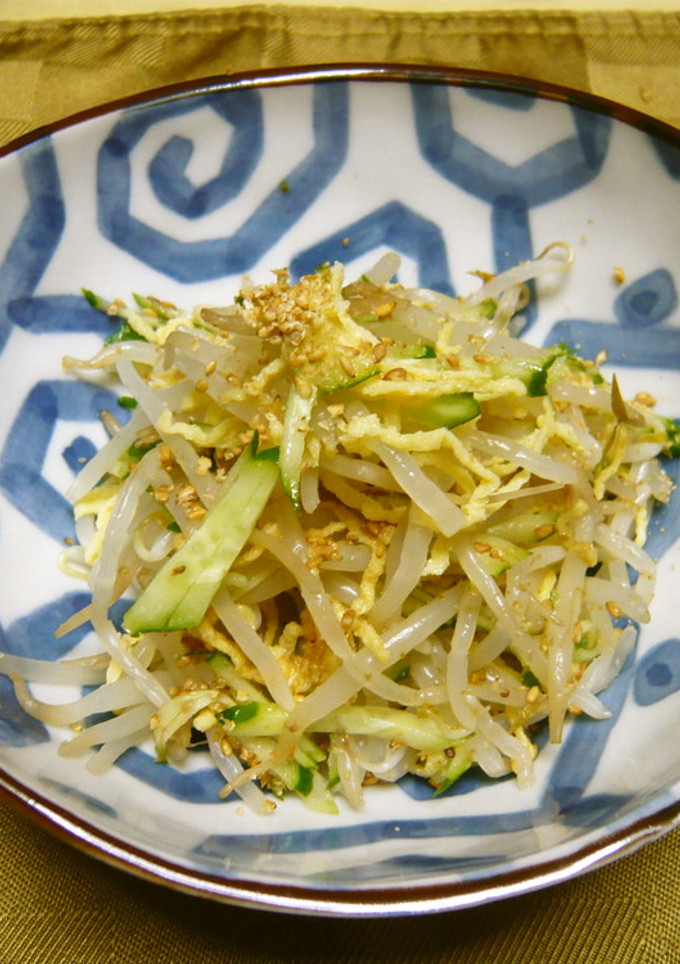 もやしと錦糸卵の和え物-レシピのメイン写真