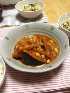 かぼちゃのトマト缶煮込み-レシピのメイン写真