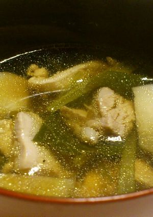鶏肉と小松菜のすまし汁-レシピのメイン写真