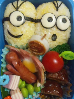 簡単☆怪盗グルー ミニオン☆キャラ弁-レシピのメイン写真