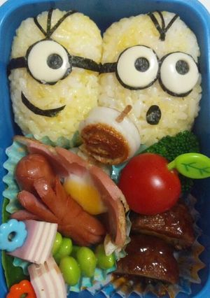 簡単☆怪盗グルー ミニオン☆キャラ弁-レシピのメイン写真