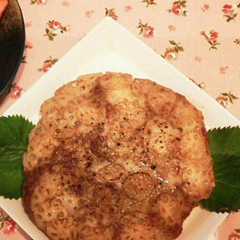 ケーキみたいに切って食べる蓮根の肉はさみ-レシピのメイン写真