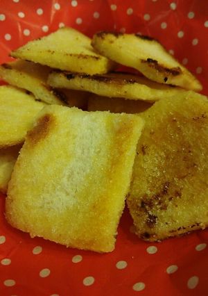 レンジでカリｯと♪食パンラスク♪-レシピのメイン写真
