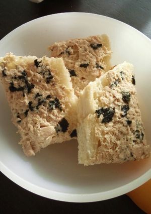 海苔ツナトースト-レシピのメイン写真