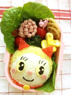 ドラミちゃんキャラ弁-レシピのメイン写真