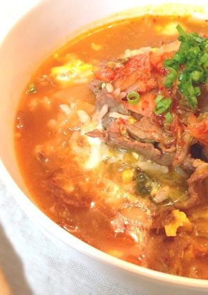 簡単韓国料理♡おうちでカルビクッパ-レシピのメイン写真