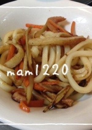 きんぴら焼きうどん-レシピのメイン写真