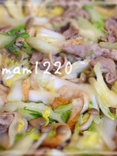 簡単☆白菜のすき焼き煮-レシピのメイン写真