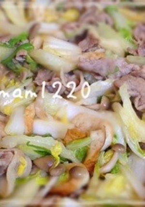 簡単☆白菜のすき焼き煮-レシピのメイン写真