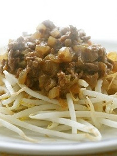 もやしのピリ辛肉味噌かけ-レシピのメイン写真