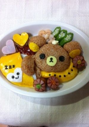 リラックマだららんオムライス-レシピのメイン写真