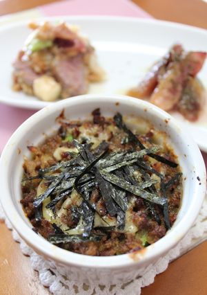 肉味噌*アボガド*カマンdeココット焼き-レシピのメイン写真