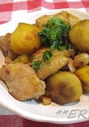 栗と鶏肉の照り焼き～♪♪-レシピのメイン写真