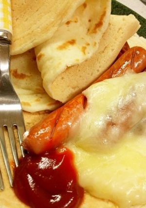ホットケーキミックスで簡単ブランチ☆-レシピのメイン写真